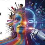 Artofzio AI-powered creative platform showing digital art tools, design workspace, and brand memory features