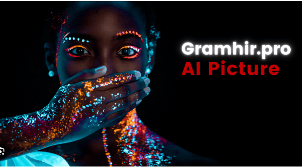 gramhir.pro AI image generator interface showing text-to-image creation