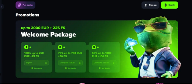 Yoju casino homepage showing unique planet-themed design with slots, live casino games and welcome bonus offer