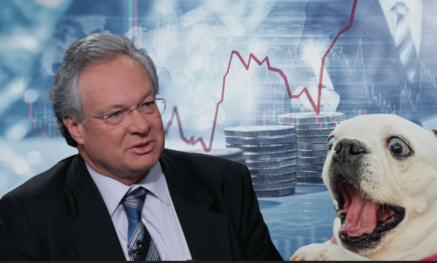 A stock market growth chart with the text "Louis Navellier Stock Picks 2025" overlaid — illustrating the investment picks and strategy of Navellier & Associates founder Louis Navellier.