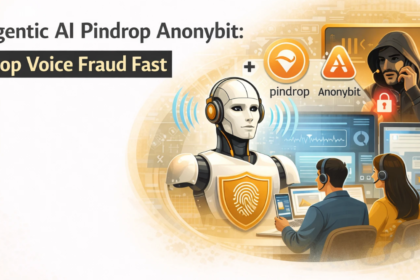 Agentic AI Pindrop Anonybit three-layer security stack protecting against voice deepfakes and biometric fraud