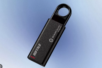 Buffalo RUF3-KEV USB flash drive with built-in antivirus and DiXiM Security Endpoint protection