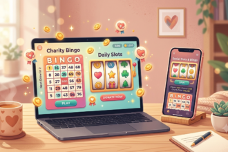 Golden Hearts Games Inc homepage screenshot showing bingo and slot games